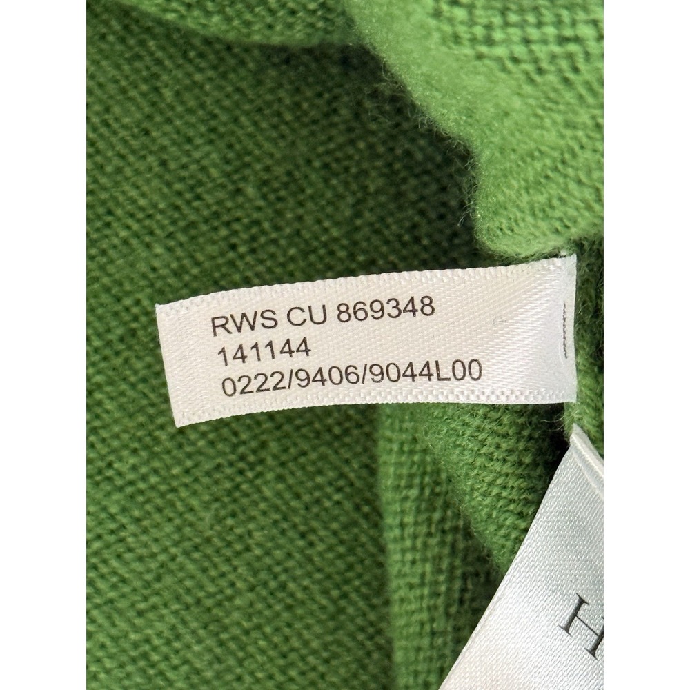 Hobbs London Audrey Wool Cashmere Roll Neck Sweater Small Green Knit - Picture 7 of 9